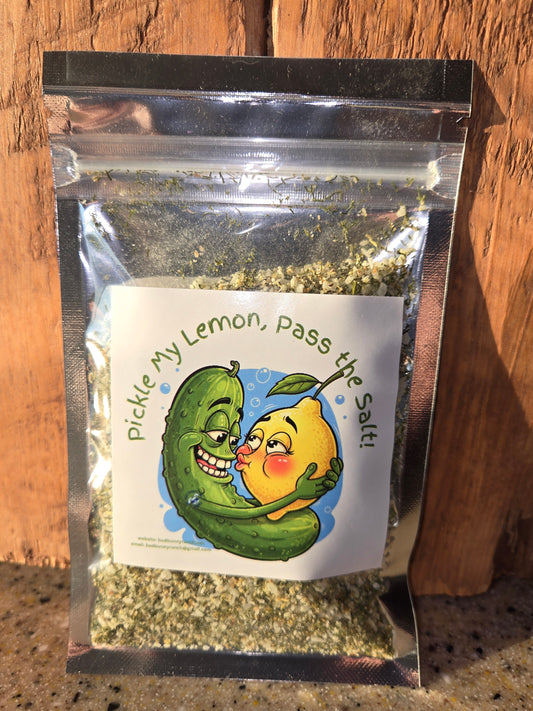 Lemon Dill Salt - | 2oz | blended herbs and spices seasoning