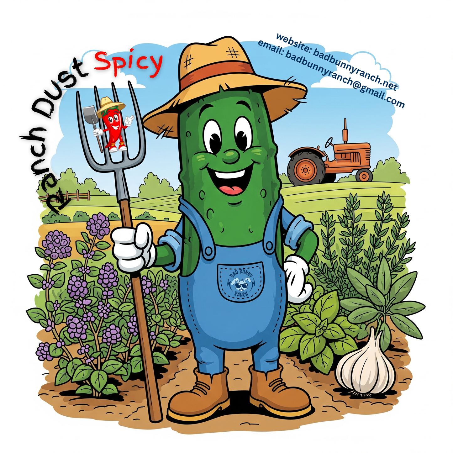 Ranch Dust Spicy  - | 2oz | blended herbs and spices seasoning